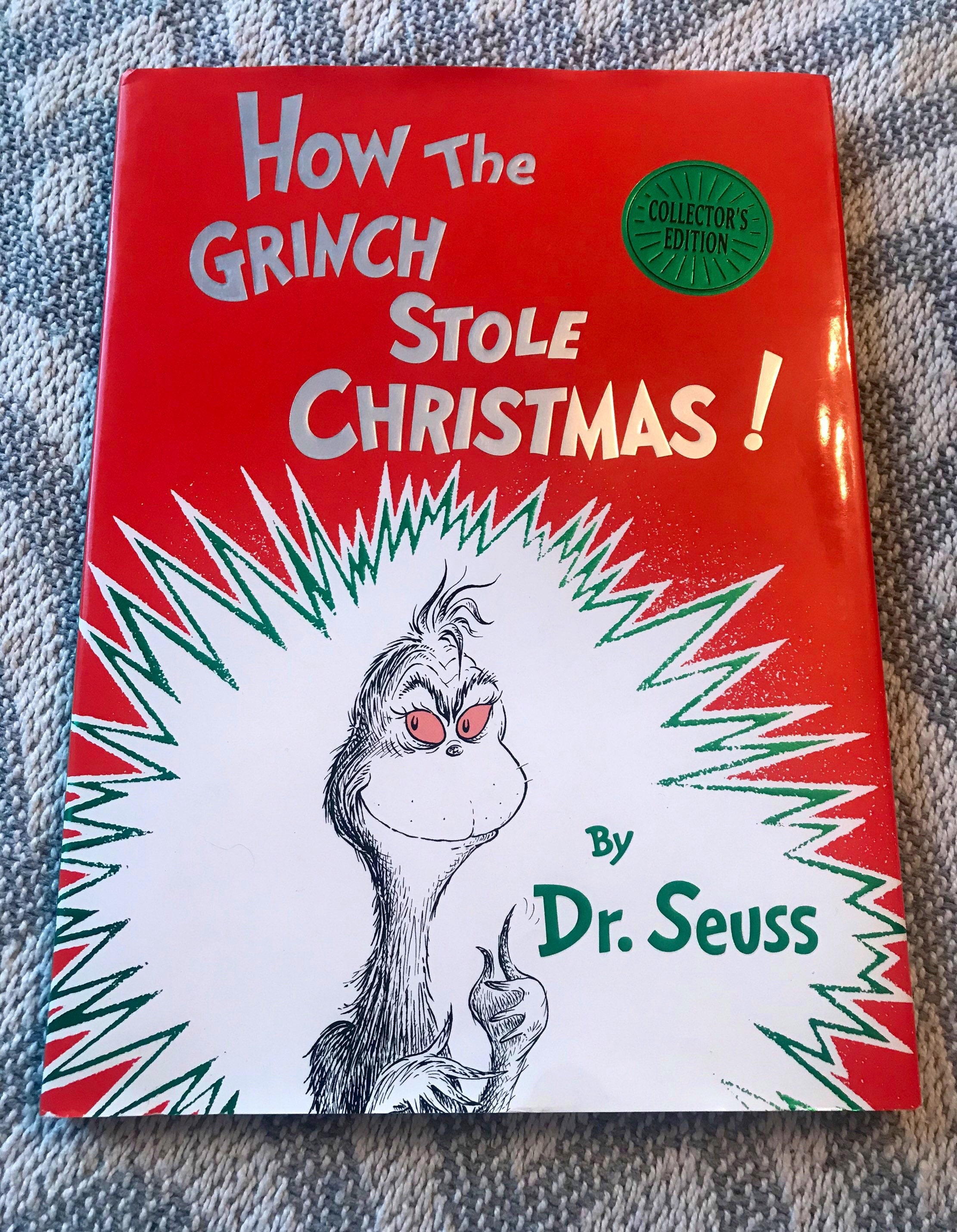 Set How the Grinch Stole Christmas by Dr. Seuss Collectors Etsy