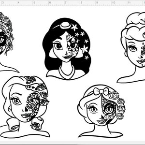 Sugar skull princess Bundle SVG Files