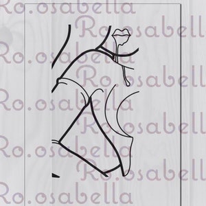 Woman  PNG cut file -BONUS FREE cut file                          -Compatible with Cricut Design Space