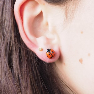 Etsy on sale ladybug earrings