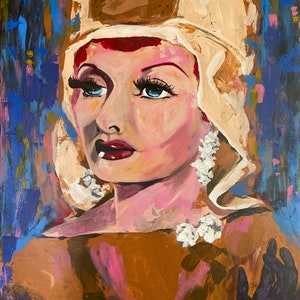 Fine Art Print "Lucille Ball" by Natalia Ojeda