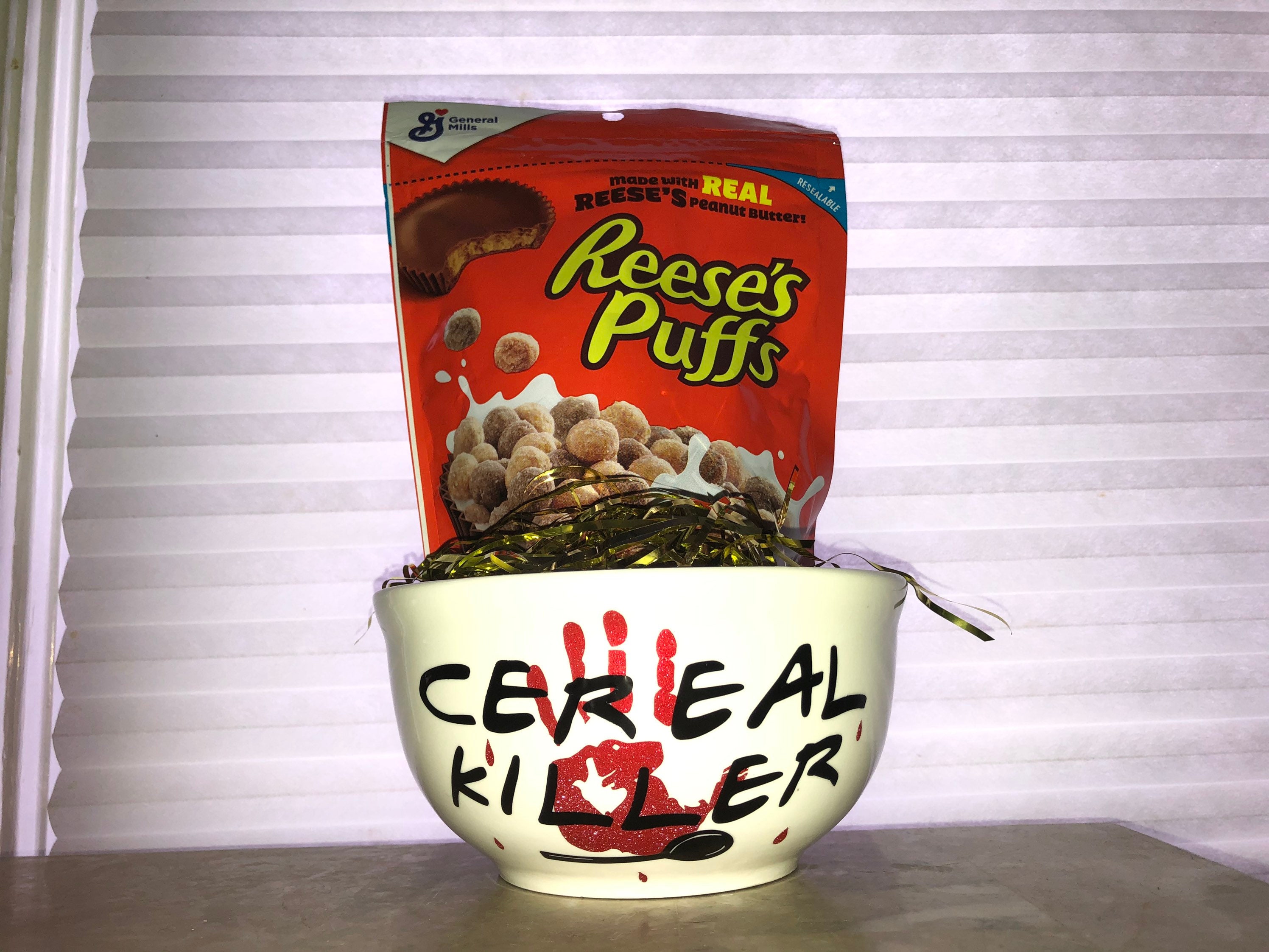 Cereal Killer Bowl With Choice of Cereal Etsy