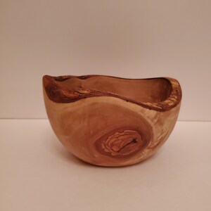 Olive Wood Rustic Salad Bowl Medium size