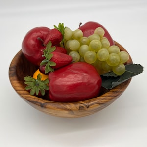 Handmade Olive Wood serving bowl for Fruit or Salad
