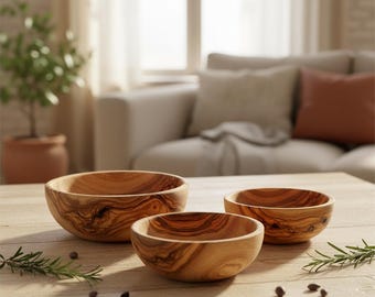オリーブウッドボール オリーブウッド ネスティングボウル 3個セット - Etsy 日本