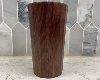 Handmade Wooden Pint Glass/Cup - Food Safe - Epoxy coated inside - Oil/Wax outside