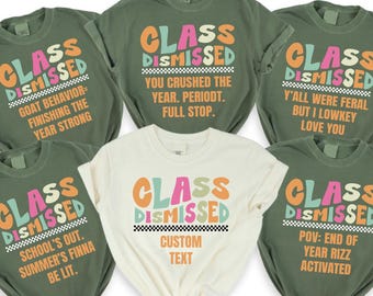 Comfort Colors Teacher Summer Shirts,Last Day of School Teacher Shirts,End of Year Teacher Gift,Teen Slang Teacher Shirt,Teacher Team Shirts