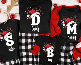 Custom Family Christmas Shirt, Christmas Custom Name Matching Gift Shirt, Personalized Christmas Couple Tees, Custom Christmas Party Shirts