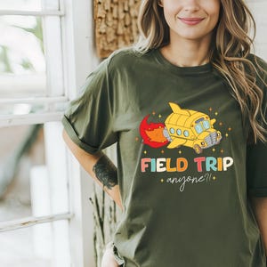Field Trip Anyone Magic School Bus Shirt, Gift for Teacher, Field Trip Anyone Shirt, School Bus Shirt, Best Teacher Shirt, Field Trip Shirt