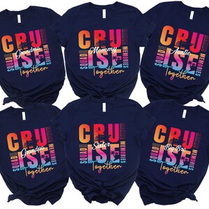 Personalized Cruise Squad 2025 Shirt, Family Cruise Crew,Caribbean Cruise Matching Shirts,Custom Name Shirts,Custom Cruise Squad Group Shirt