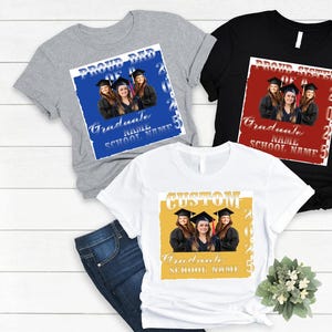 Custom Family Graduation Shirt, Custom Photo Graduation Shirt, Proud Family Shirt, Graduate 2025 Shirt, Senior 2025 Shirt, Graduation Shirt