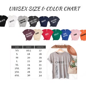 a t - shirt size guide for a women's t - shirt