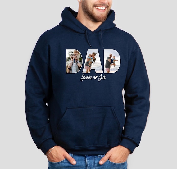Custom Photo Dad Hoodie, Custom Dad Hoodie, Fathers Day Gift, Dad Life Hoodie, Daddy Photo Hoodie, Fathers Day Photo Hoodie, Gift For Dad