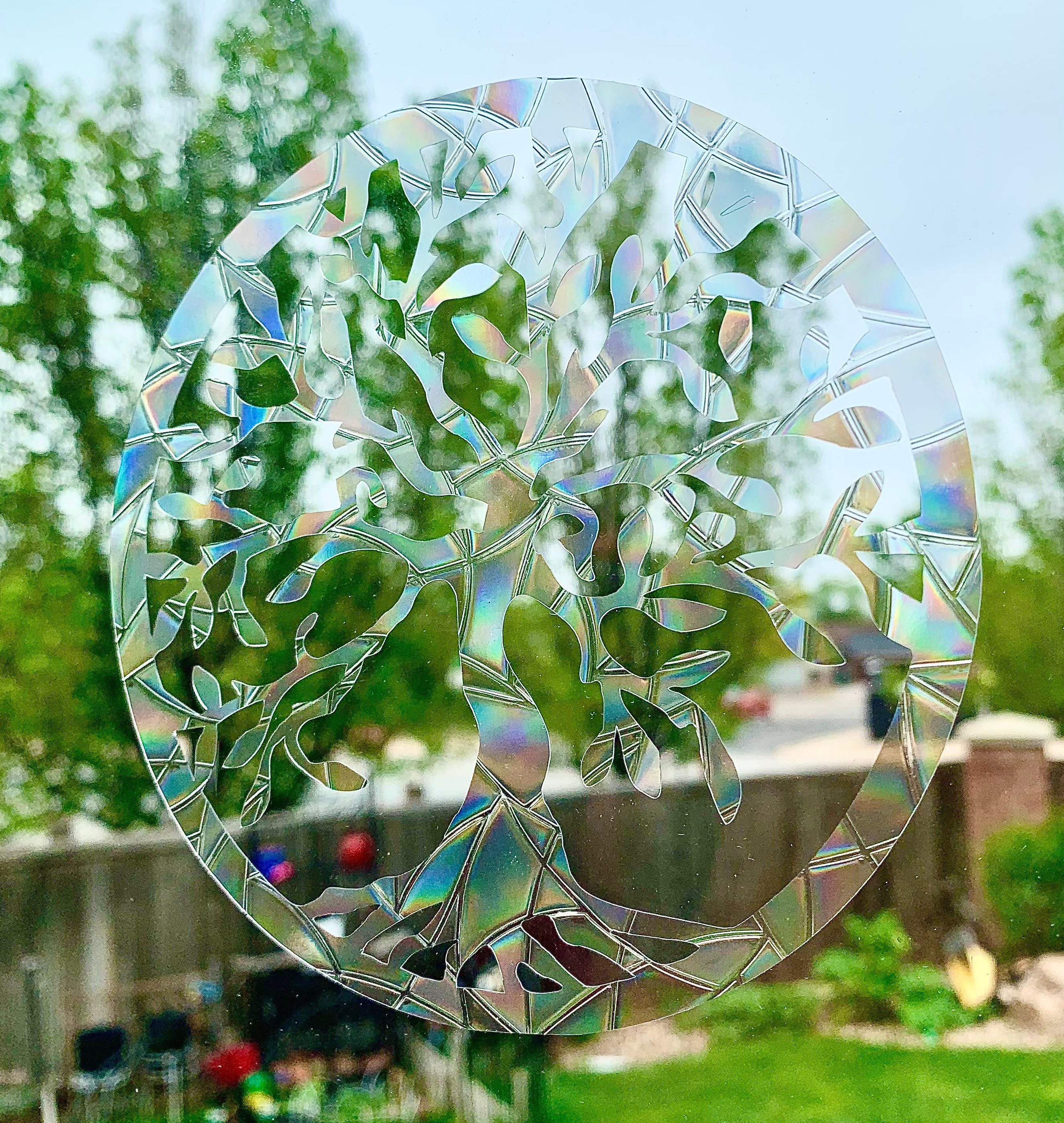 Tree of Life Sun Catcher Window Cling Bling