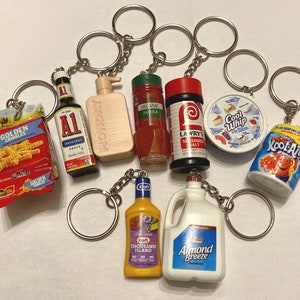 Mini Brands Keychains, Mini Brands Food, Mini Food Keychains, Food Keychain
