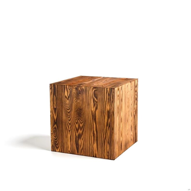 Rustikale Holz Dekosäule – Stabil & Standfest, Handgefertigte Baumstamm Säule als Podest für Vase oder Skulptur, Echtholz, Farbton Nuss imagen 9