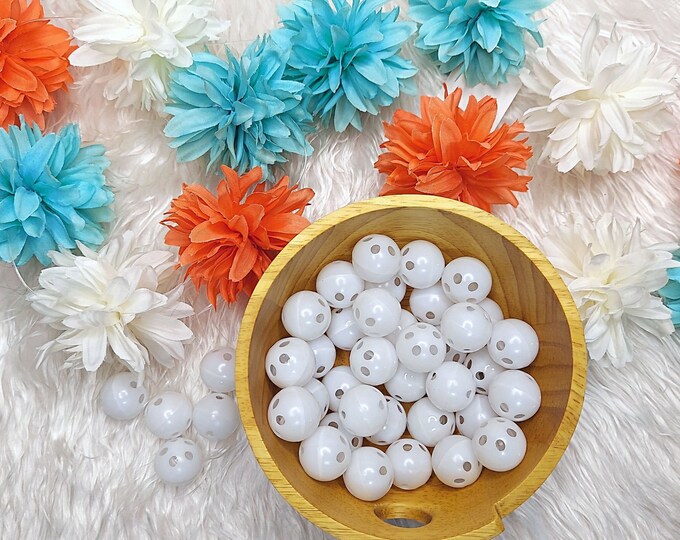 Set of 5 Rattle Inserts for Toy Making, 24mm in Diameter, Crochet