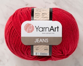 YARNART JEANS #51 best amigurumi yarn, crochet toys yarn, knitting yarn, cotton yarn, polyacrylic yarn, baby yarn