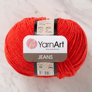 YARNART JEANS #26 best amigurumi yarn, crochet toys yarn, knitting yarn, cotton yarn, polyacrylic yarn, baby yarn