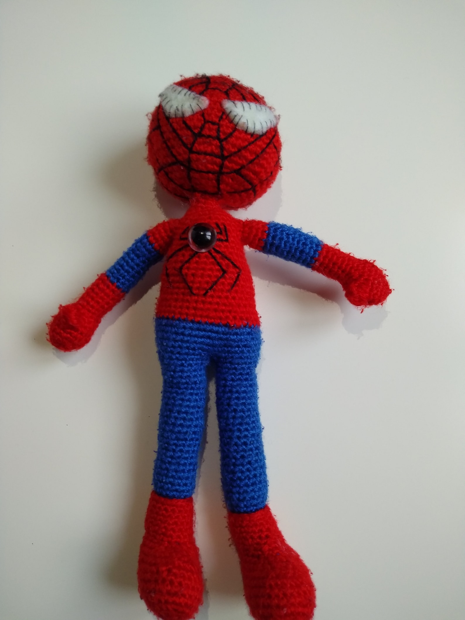 Hand Knitted Spider Man Organic Handmade Crafts Great Gift Etsy