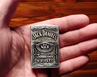 Unbranded Jack Daniels Vintage Retro Butane Silver Lighter