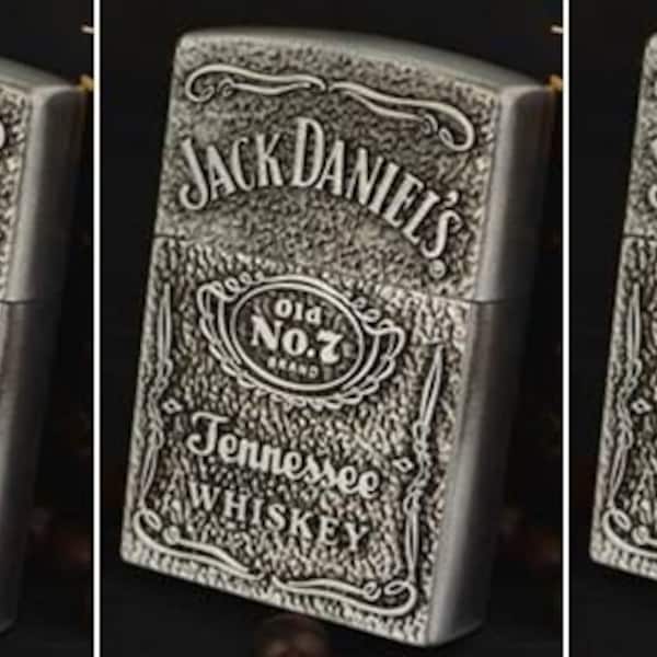 Zippo Jack Daniel's Windproof Lighter - Genuine American-Made With Lifetime Guarantee