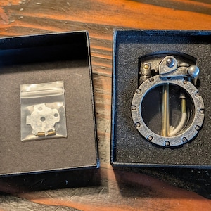 Steampunk Transparent Trench Lighter: Vintage Inspired, Gift Box. Now Back in Stock! image 3