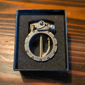 Steampunk Transparent Trench Lighter: Vintage Inspired, Gift Box. Now Back in Stock! image 2
