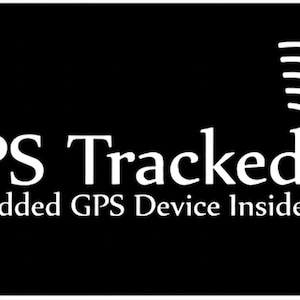GPS Tracking Sticker for Equipment - Anti Theft, Tracking- 5 Pack