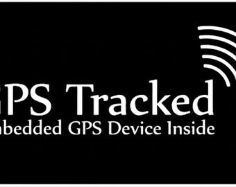 GPS Tracking Sticker for Equipment - Anti Theft, Tracking- 5 Pack