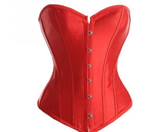 Overbust Leather Corset Lingerie Corset Womens Leather - Etsy