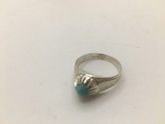 925 Sterling Silver Turquoise Ring   Gorgeous Gif… - image 4