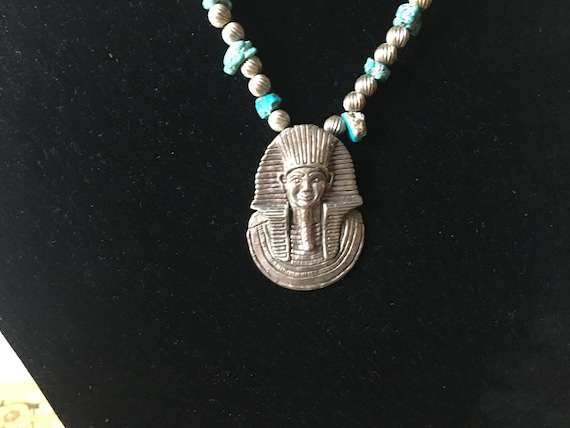 Vintage Egyptian Pharaoh Turquoise 