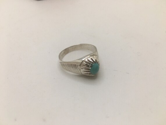 925 Sterling Silver Turquoise Ring   Gorgeous Gif… - image 5
