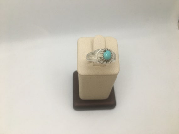 925 Sterling Silver Turquoise Ring   Gorgeous Gif… - image 1