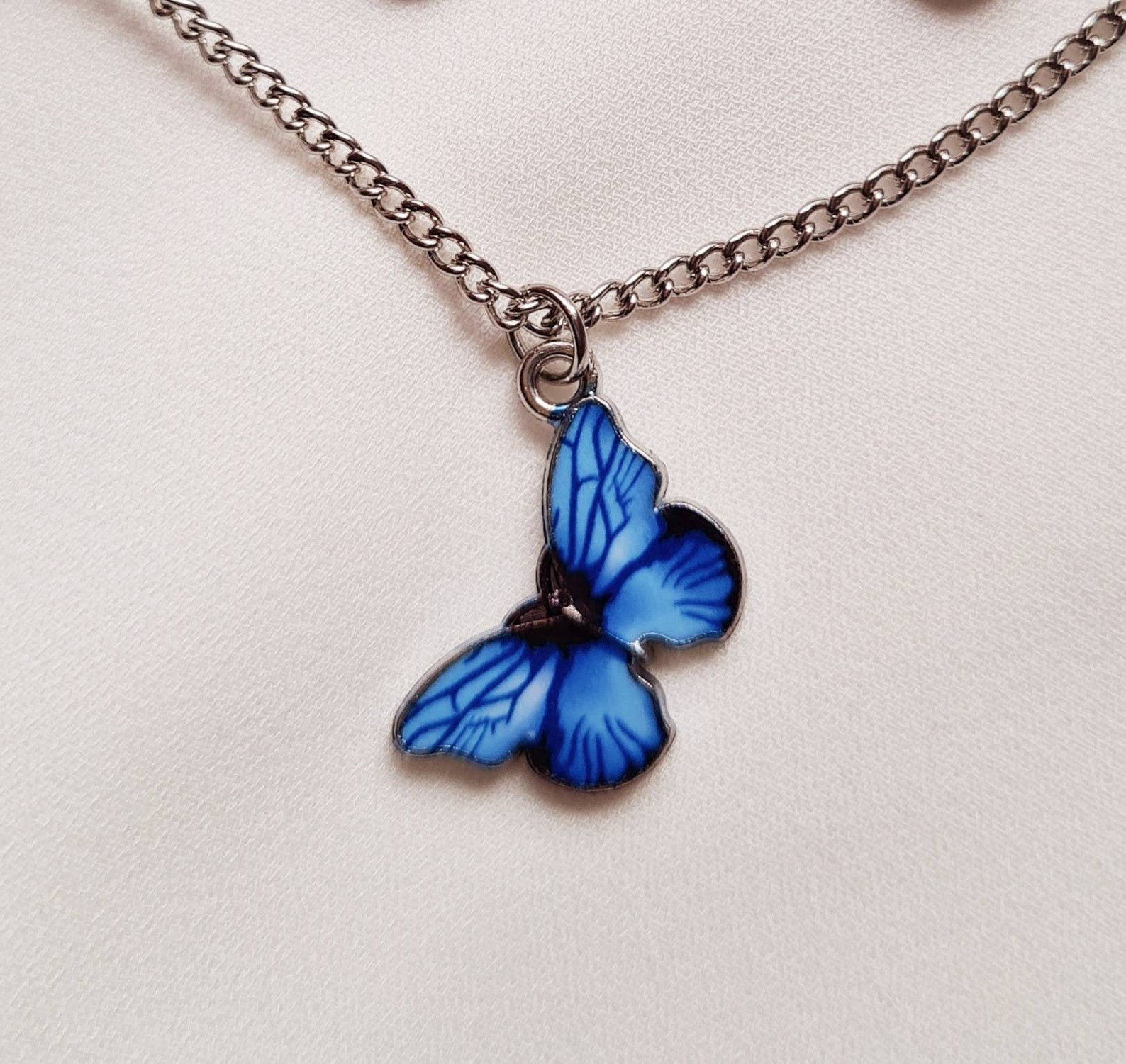 Coulor Changing Butterfly Necklace l Cute Aesthetic Minimalist | Etsy