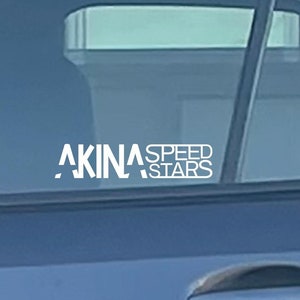 Initial D – Akina SpeedStars Team Decal, anime version – part of the Initial D Collection