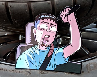 Initial D – Itsuki Takeuchi Peeker Sticker