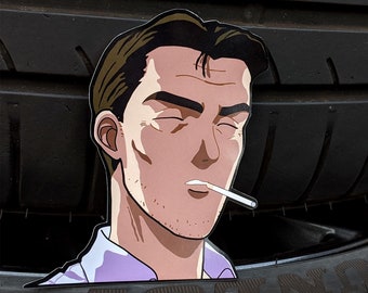 Initial D – Bunta Fujiwara Peeker Sticker