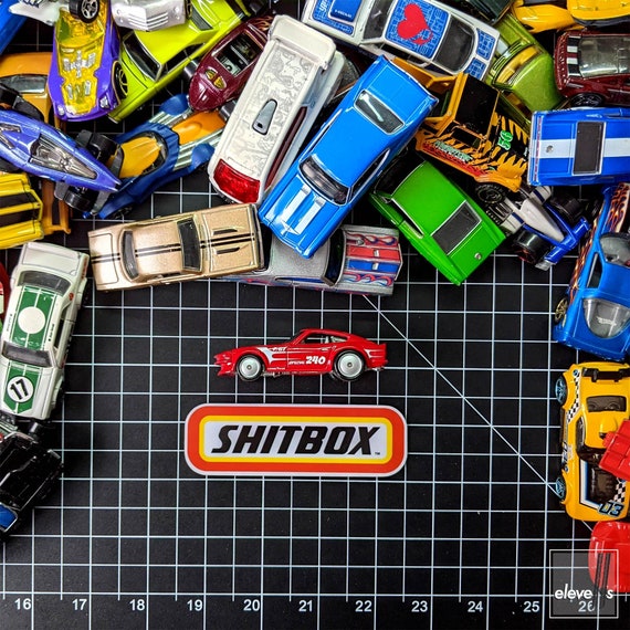 Shitbox Slap Sticker, Matchbox Logo Style, Mini-size Part of the NO SHAME  Collection - Etsy
