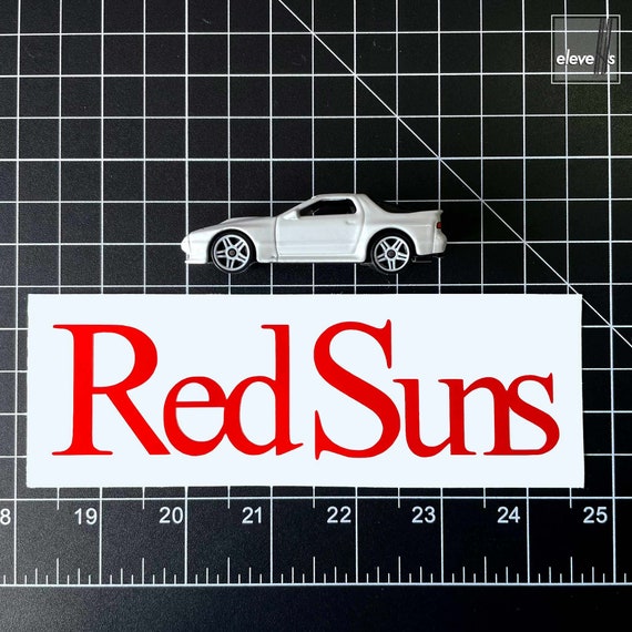 頭文字D 赤城レッドサンズ チームデカール ミニサイズ - Etsy 日本