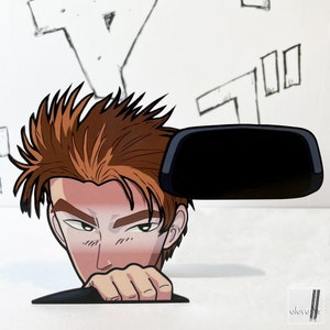 Initial D – Keisuke Takahashi Peeker Sticker – Akagi RedSuns – part of the INITIAL D Collection