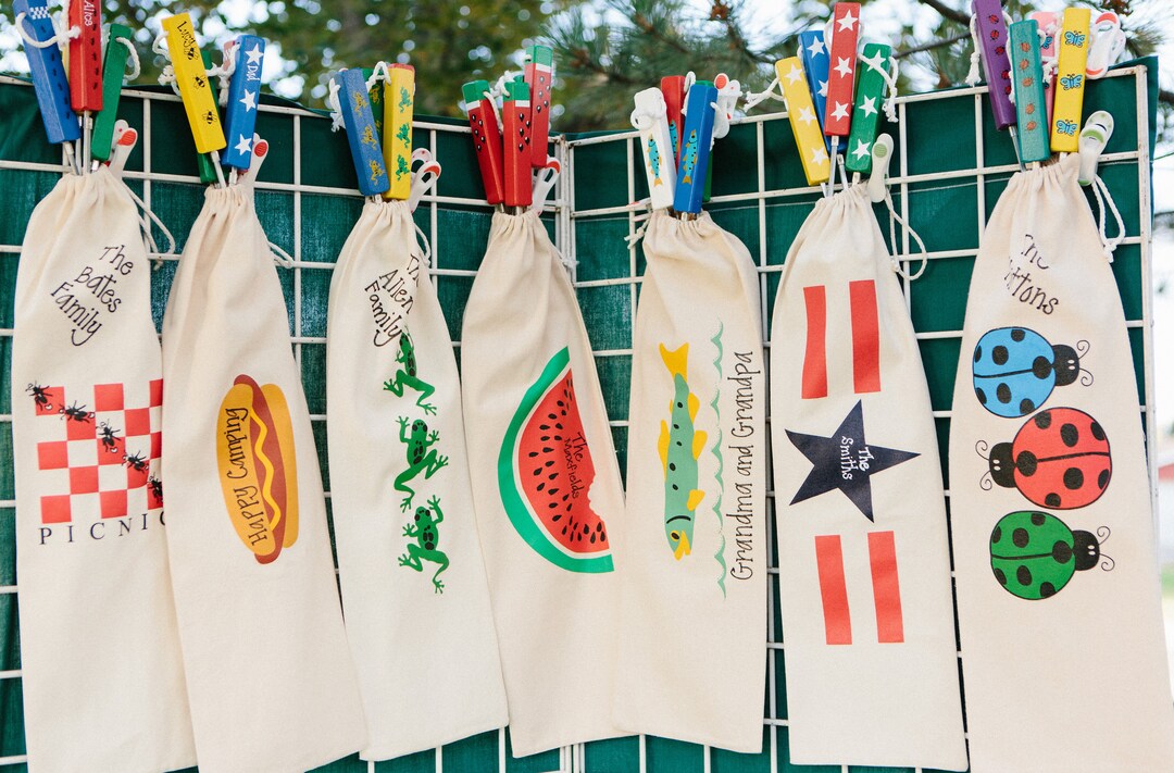 Personalized, Hot Dog and Marshmallow Roasters Storage Bag, Durable