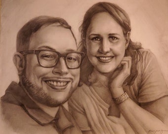 Pencil Sketch from Photo - Portrait Drawing - Custom Drawing from Photo - Pencil Portrait - Custom Portrait