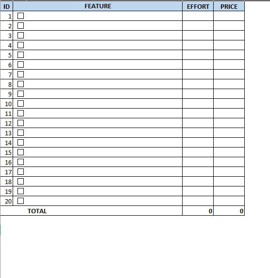 Project Budget Planner Excel