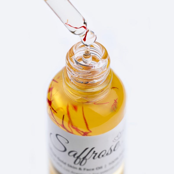 Face oil Saffron Gold Skin , luxury Face oil