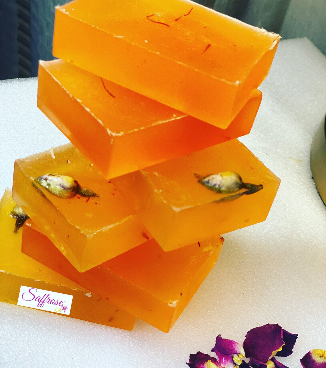 Handmade Saffron Soap Etsy