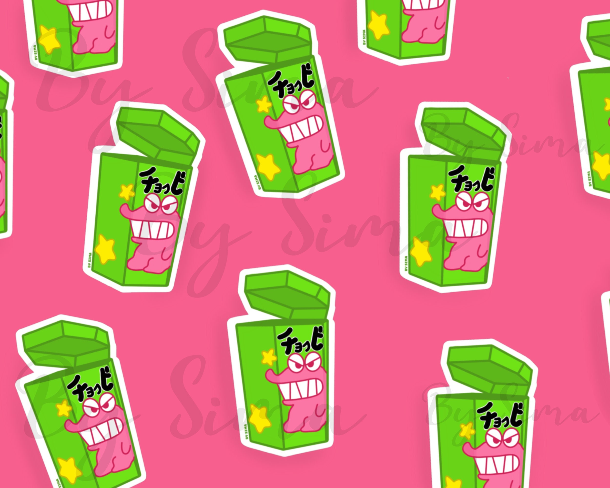 Shin Chan Cookies: Glossy Finish Sticker / Shin Chan cookies glossy sticker