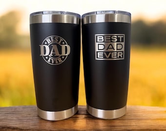 Engraved Custom Tumbler for Dad, Stainless Steel Father's Day Gift, Grandpa, Papa gift