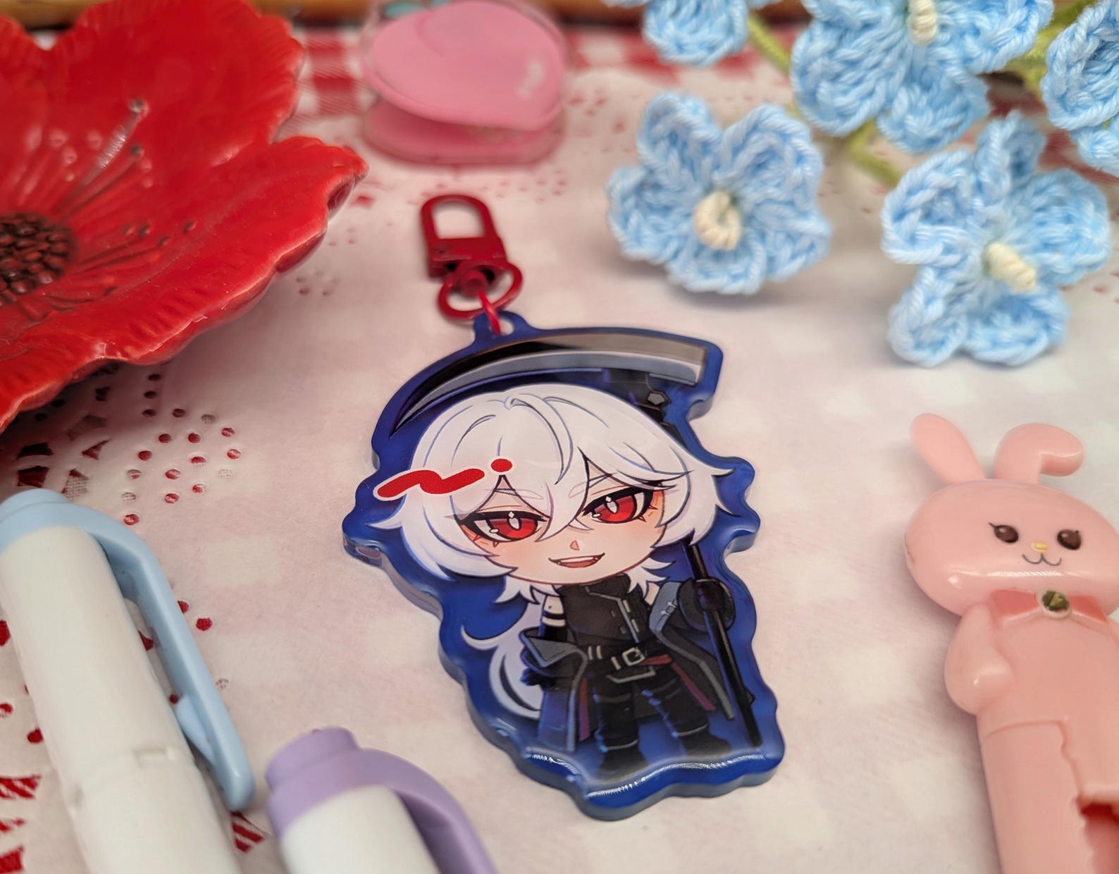 Acrylic Keychain & Standee Grim - A Date With Death | Grimmy / Casper ...
